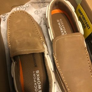 Rockport works steel toe shoes